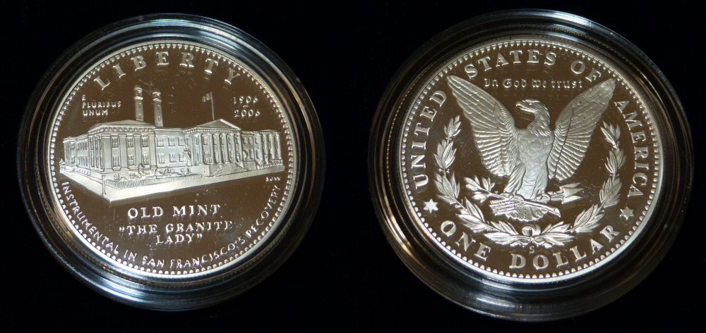 2006-Granite-Lady---San-Francisco-Mint-$1-Commemorative