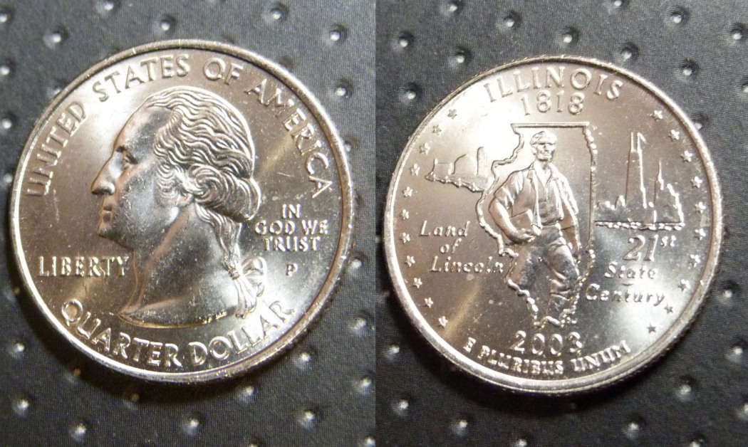 Nice-2003-Illinois-State-Quarter-In-2022-Change