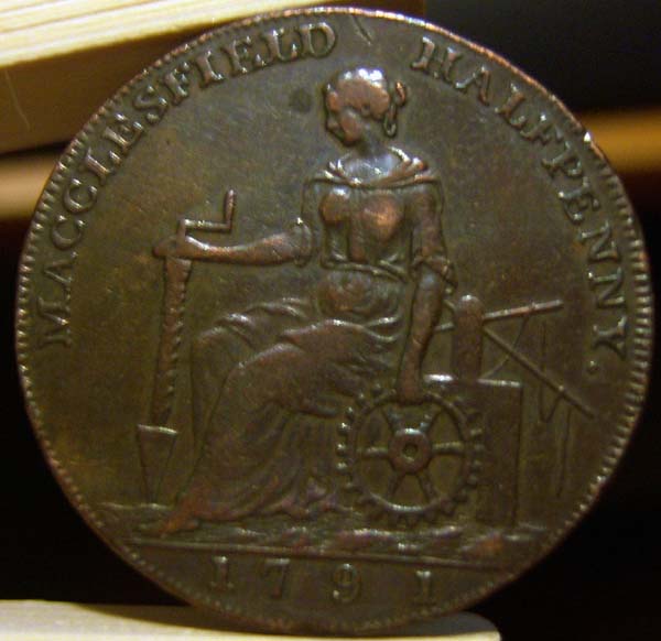 English-Token-1791-Macclesfield-Halfpenny