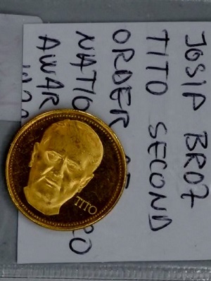 Yugoslavian-Gold-Coin/Medal