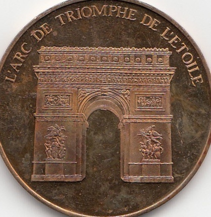 Copper-Token-Of-L'arc-De-Triomphe