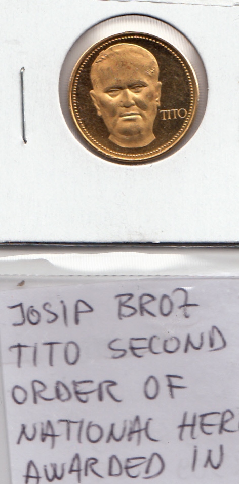 Yugoslavian-Gold-Coin/Medal