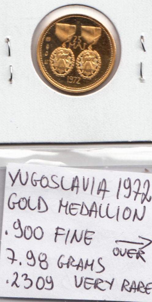 Yugoslavian-Gold-Coin/Medal