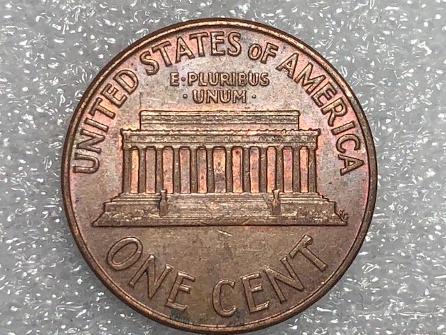 1960-One-Cent-W/Die-Chip