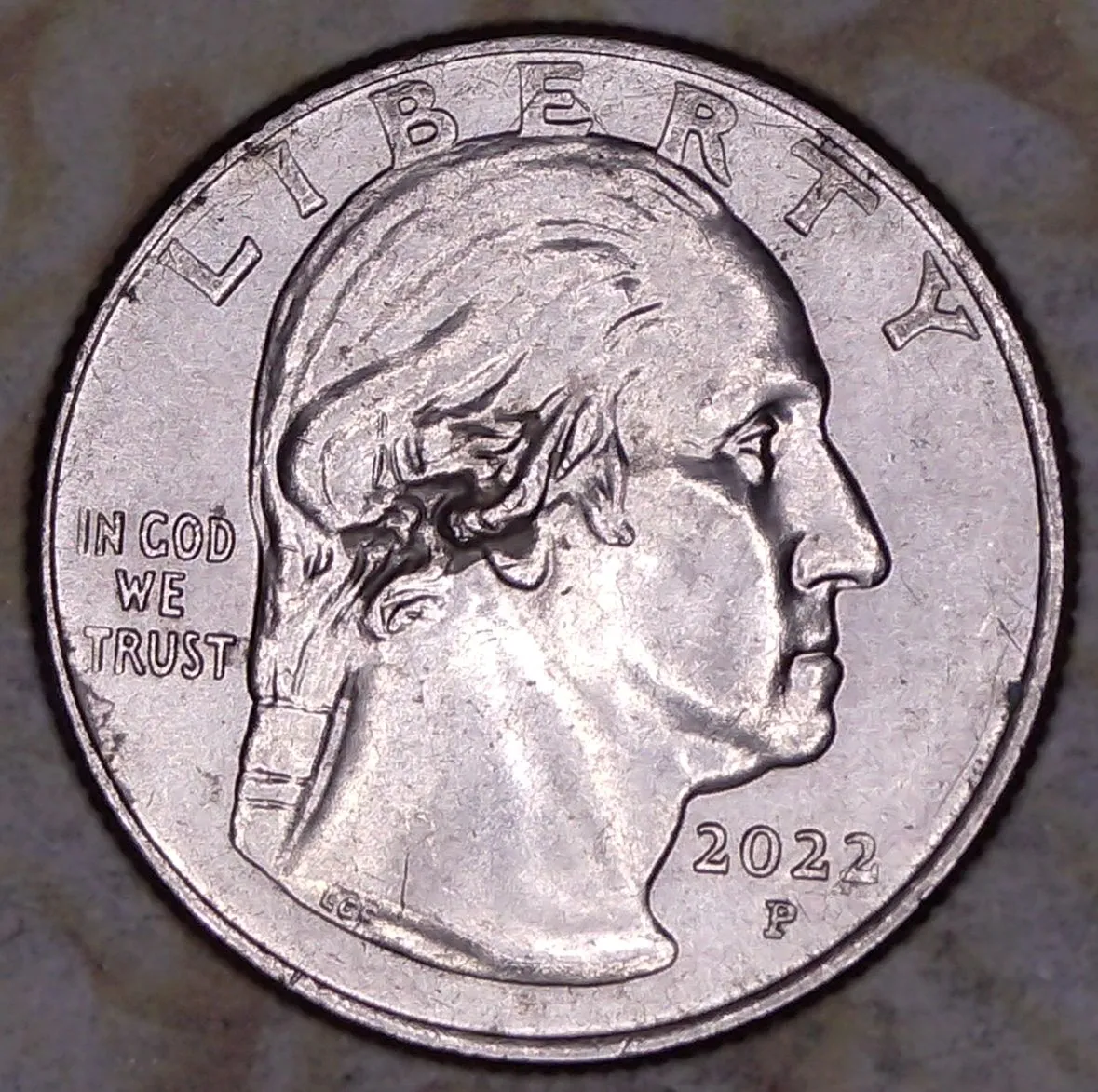 2022-P-Wm-Quarter-Die-Chip/Foil?