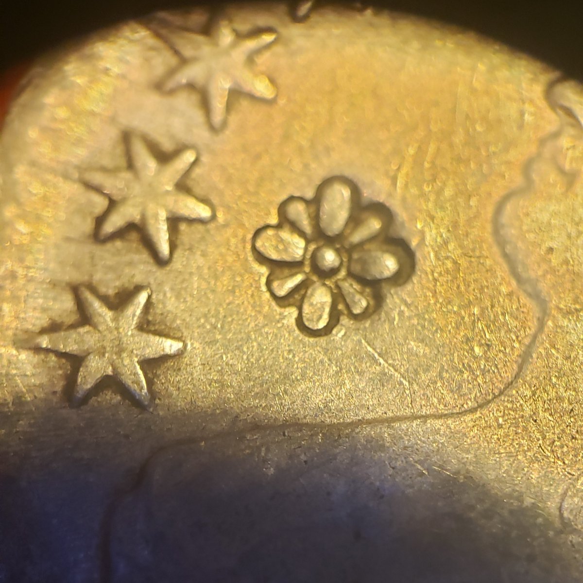 Chop-Mark-/-Counterstamp-Possibly-Oriental-In-Origin?-1811-Half-Dollar