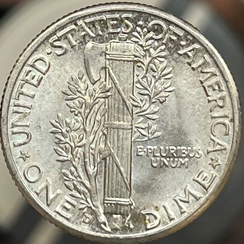 1945-D-Mercury-Dime-For-Grading