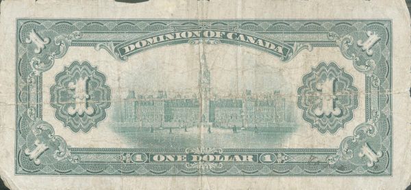 1917-Canadian-$1-Note