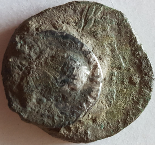 Sestertius-And-Denarius-Stuck-Together-?-Rare-?