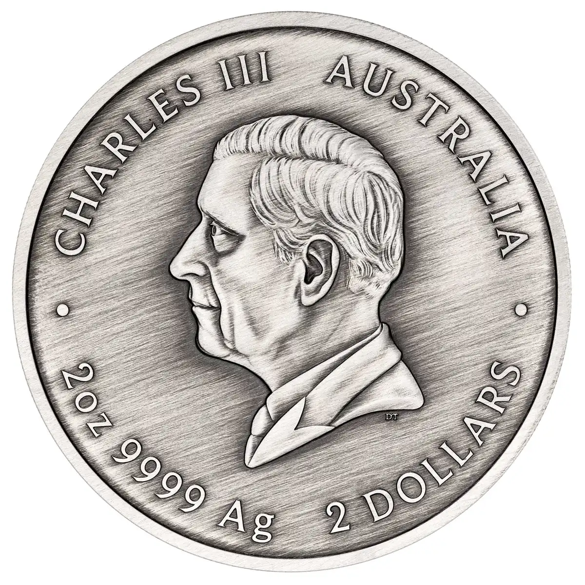 Perth-Mint-New-Release:-2026-2oz-Silver-Antiqued-Turtle-Yaunati-Coloured-Coin