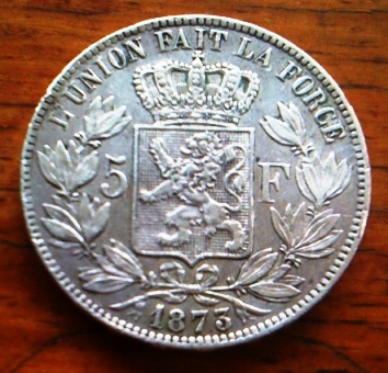 1873-Belgium-Leopold-II