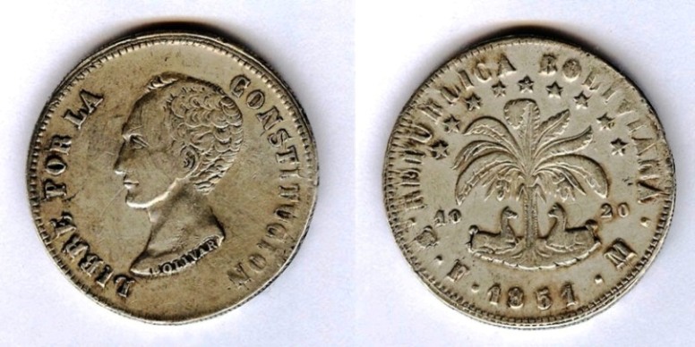 Silver-Content?-|-Bolivia-8-Soles-1851