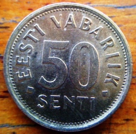 Vabariik?-|-Estonia-50-Senti-1992