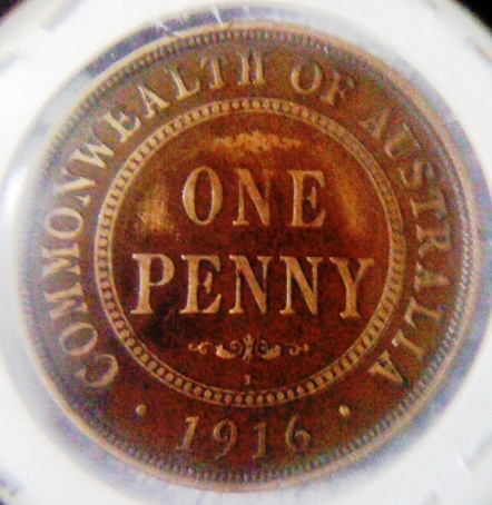 1916-Australia-Copper-Penny