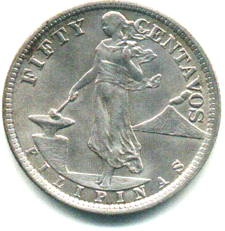1921-Usaphilippines50c