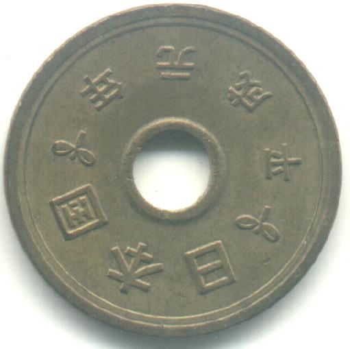 Please-ID-Japanese-Coin?-|-5-Yen-1989