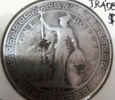 Circulating-Coins-1899-British-Trade-Dollar-In-G-And-XF