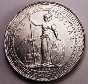 Circulating-Coins-1899-British-Trade-Dollar-In-G-And-XF