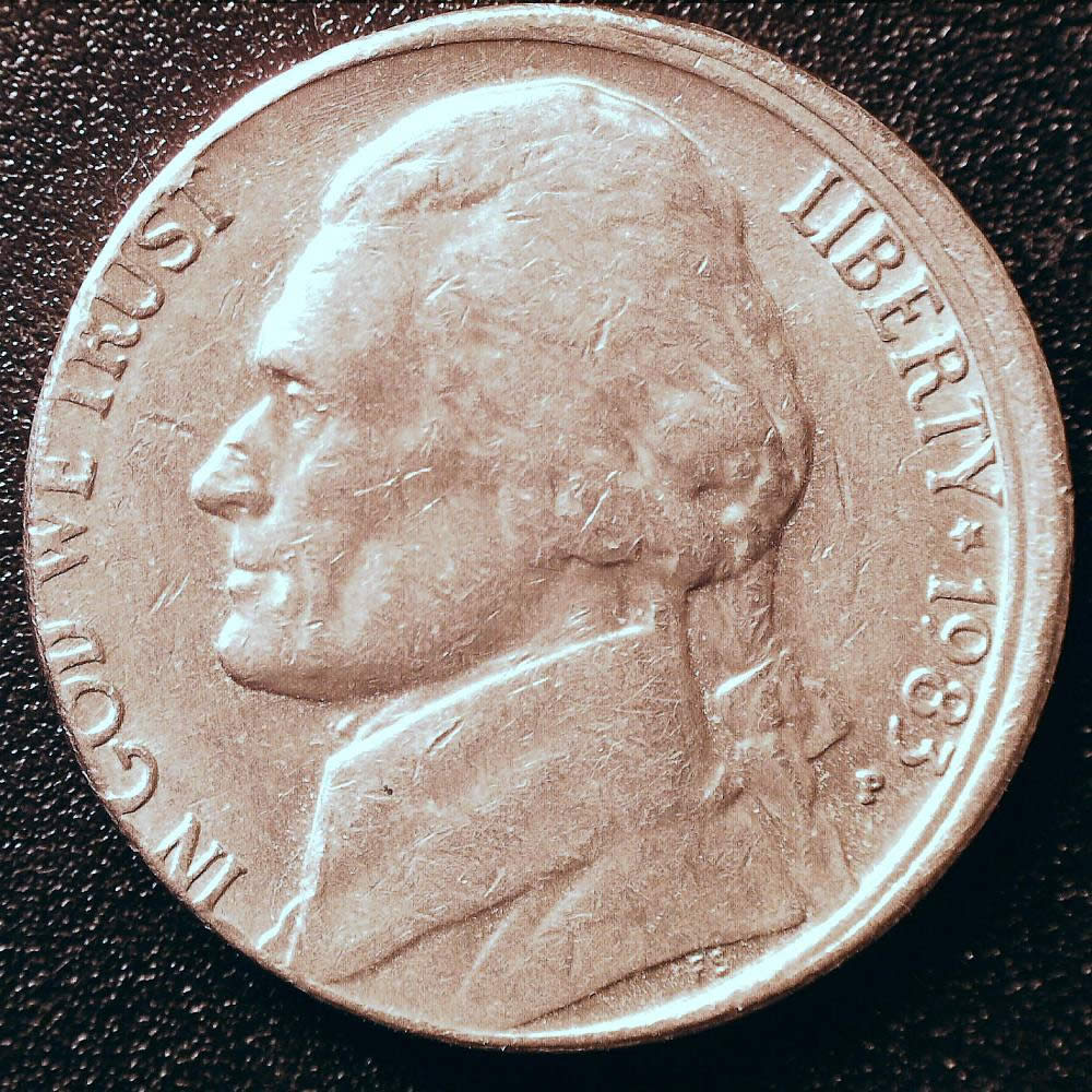 A-Couple-1983-Jefferson-Nickels-Off-Center
