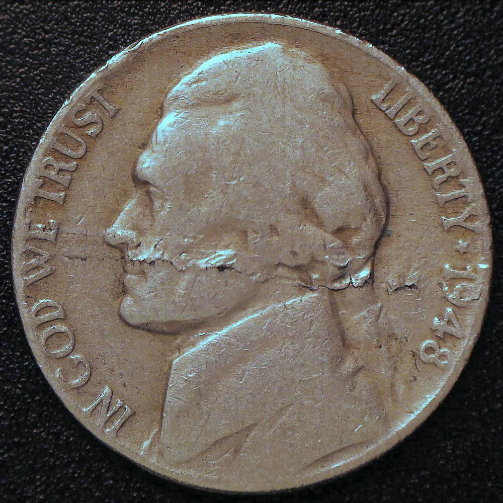 Four-Jefferson-Nickels-With-Lamination
