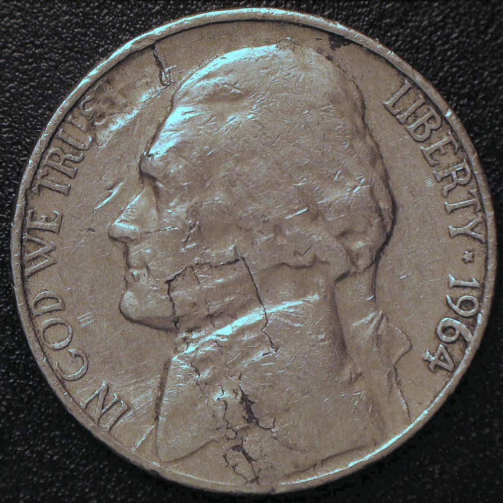 Four-Jefferson-Nickels-With-Lamination