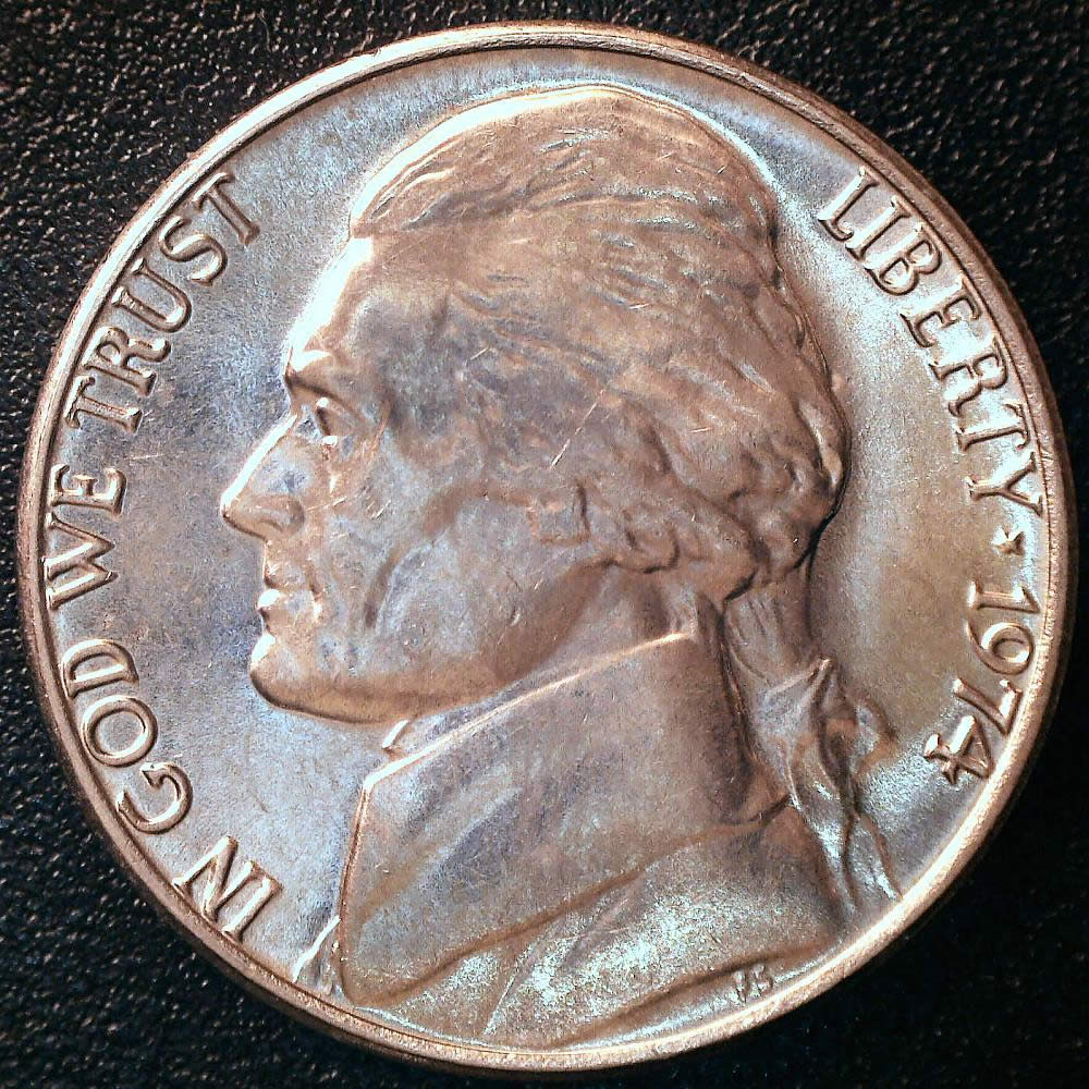 1974-Jefferson-Nickel-For-Grading