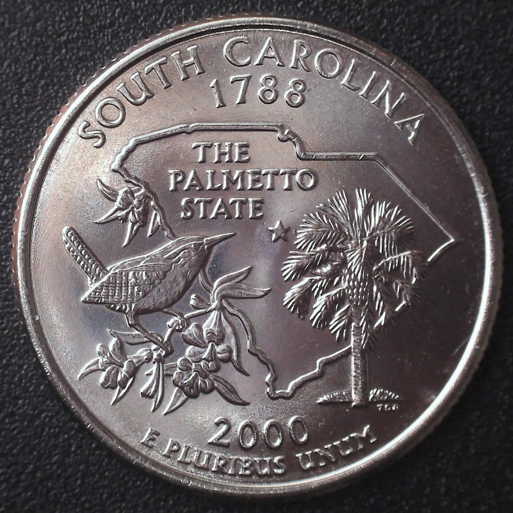 2000-D-South-Carolina-State-Quarter-For-Grading