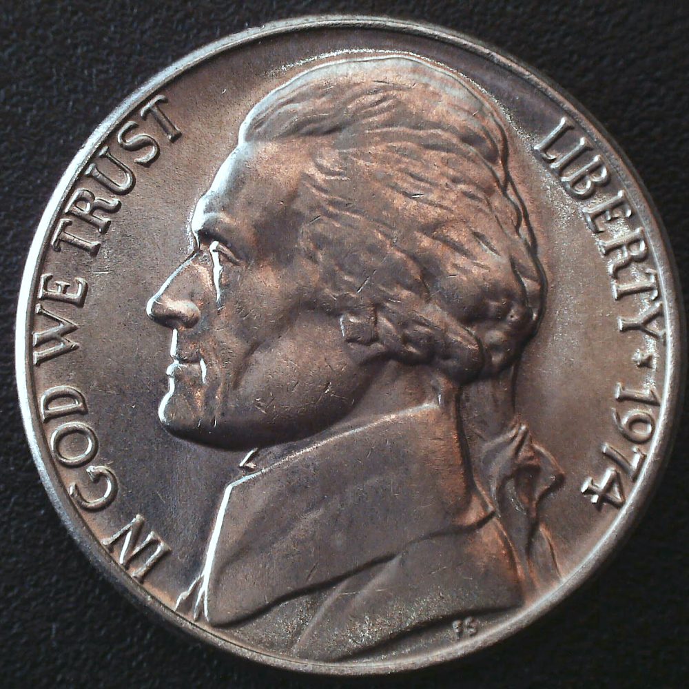 1974-Jefferson-Nickel-For-Grading