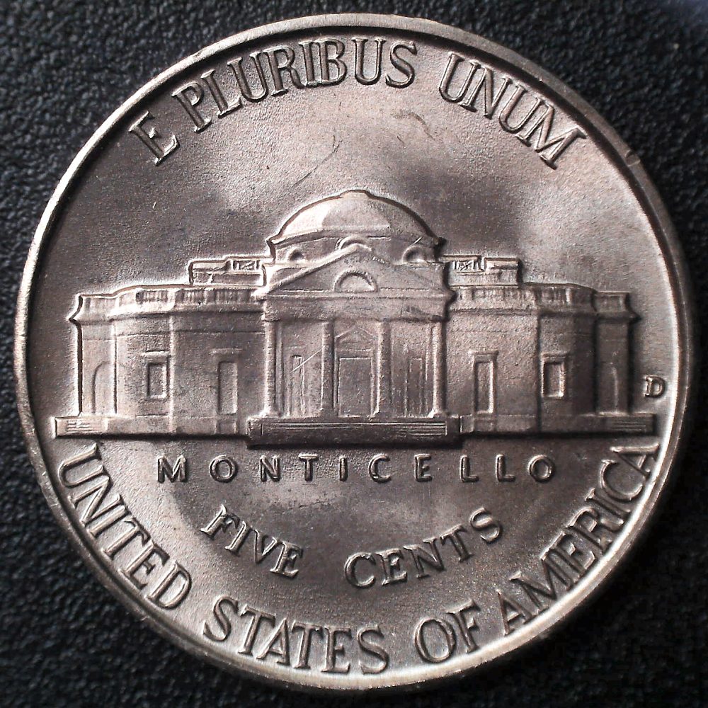 1942-D-Jefferson-Nickel-For-Grading