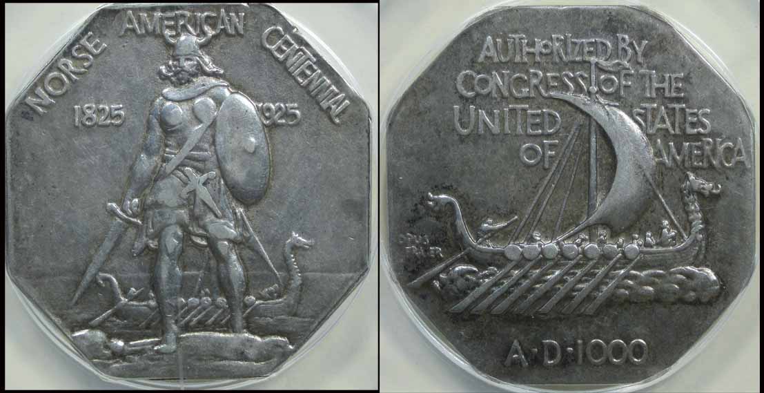 1925-Norse-American-Medal-...-Circulated-Ef40