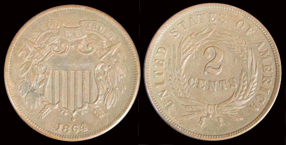 1864-Two-Cents-..-Large-Motto