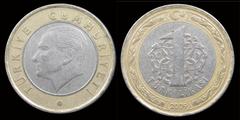 Free---Turkish-1-Lira-Circulating-Coins
