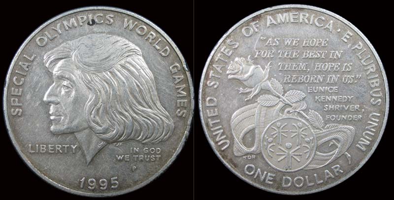 Impaired-Proof---1995-Special-Olympics-Dollar