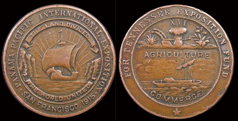 1915-Pan-Pacific-So-Called-Dollar---Tennessee-Fund--Hk-413