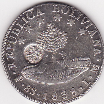 A-Pretty-Rare-Guatemala-Peso-C/S-On-Bolivia-8s