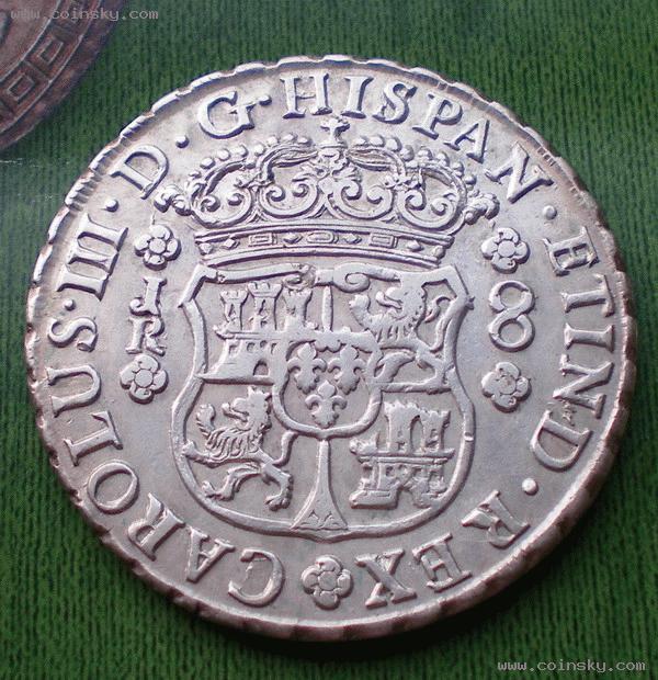 1771-Peru-8-Reales-Pillar