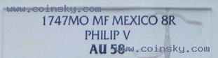 Ngc-Au58-1747-Mf-Mexico-8R-Pillar