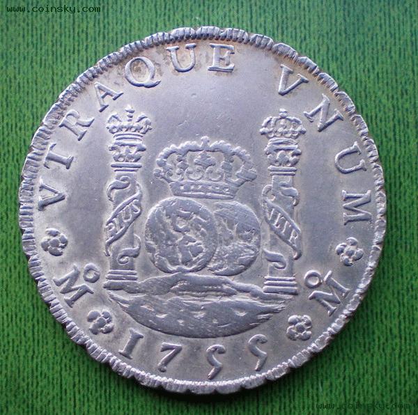 1771-Peru-8-Reales-Pillar