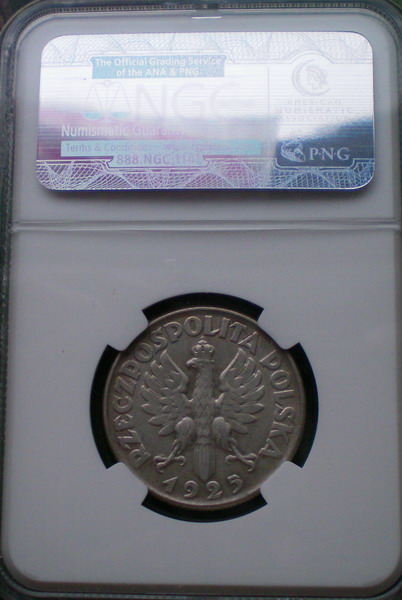 A-NGC-AU-50-Poland-1925-2zl-Phila