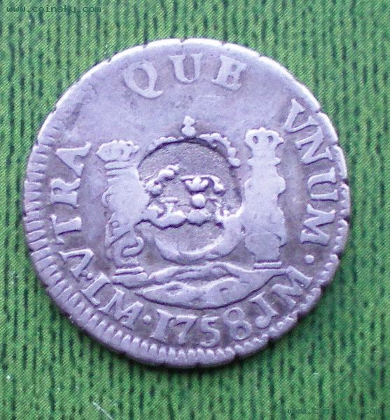 A-Pair-Of-British-Jamaica-5p--Contermarked-On-Lima-1/2r