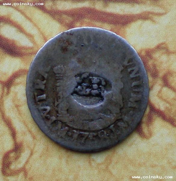 A-Pair-Of-British-Jamaica-5p--Contermarked-On-Lima-1/2r