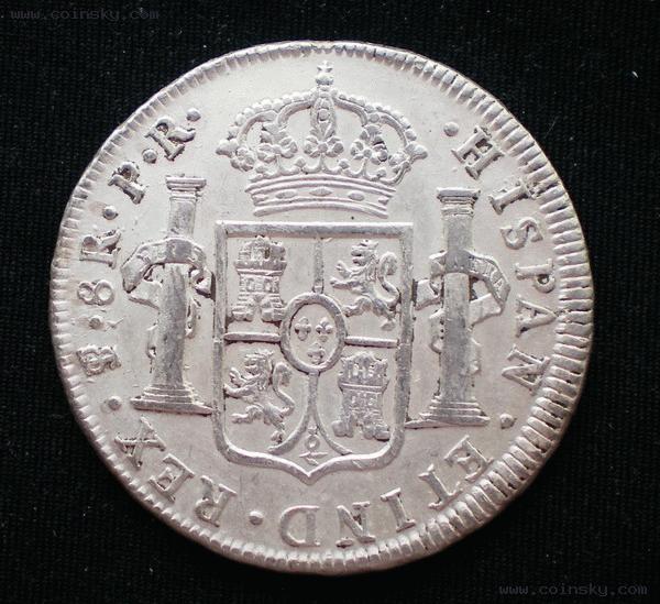 Bolivia-1777-8-Reales-Nice-Grade.