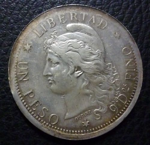 Argentina-1880-1-Peso-Pattern