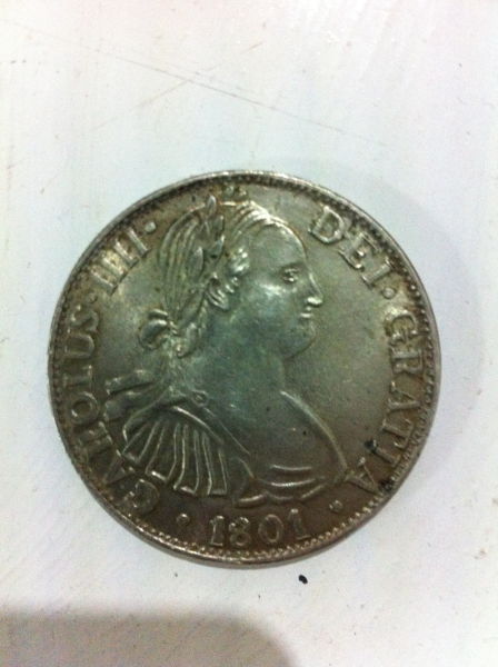 Dei-Gratia-Carolus-IIIi-1801-Hispan-Et-Ind-Rex-8R-Fm