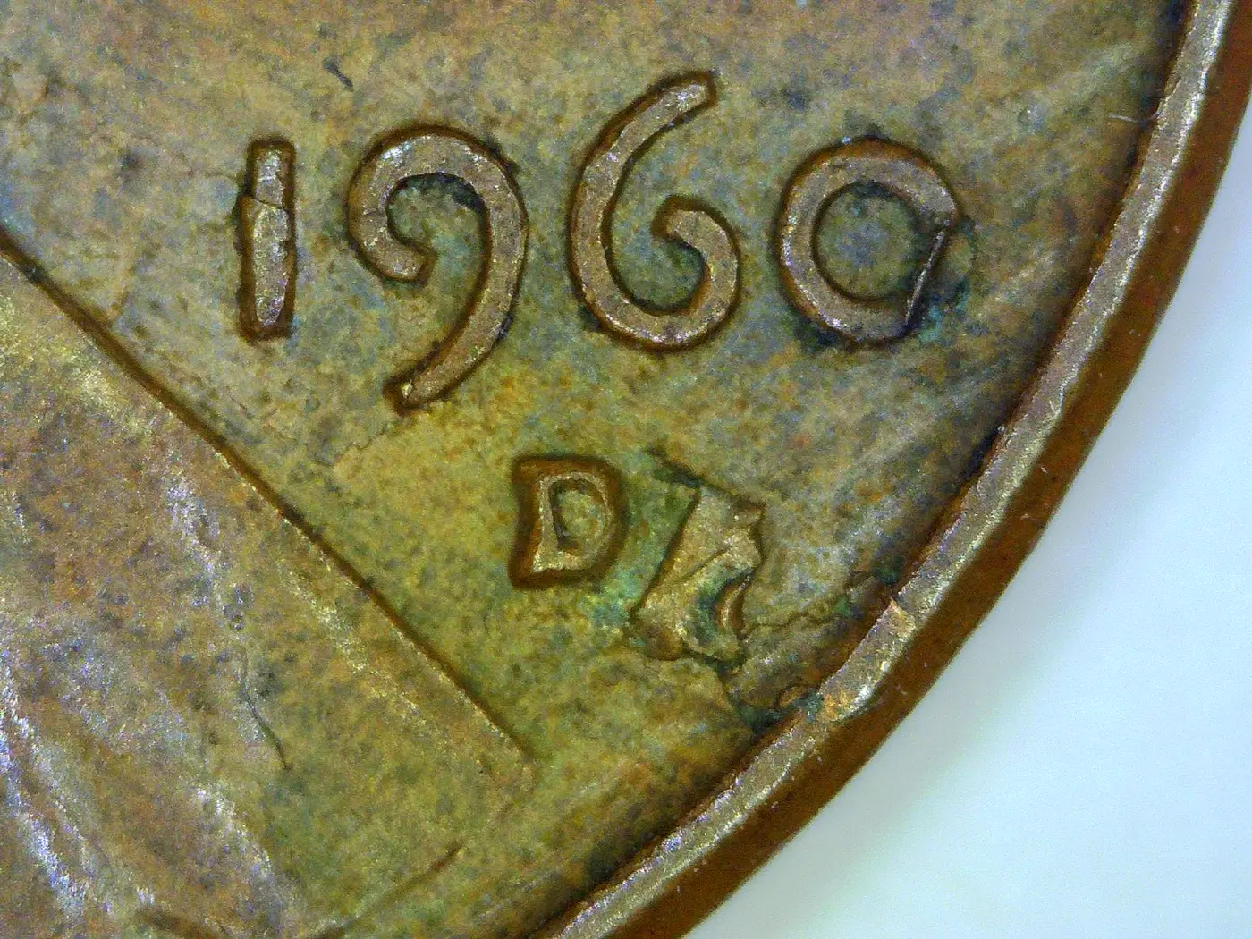 1960-D-Cent-Large-Date---Interesting-Hitchiker.