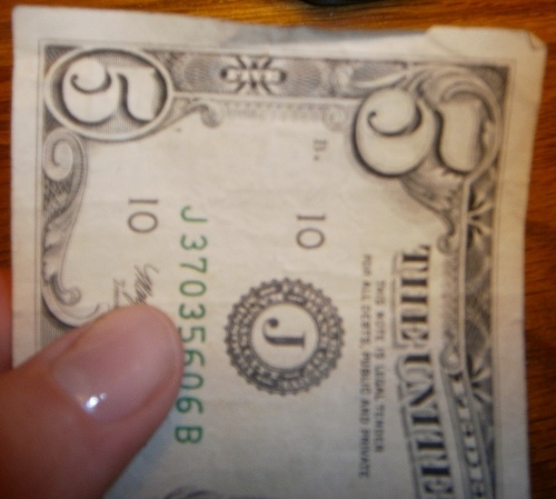 Is-Anybody-Interested-In-This-$5-Bill?