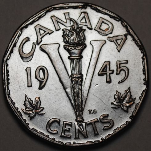 1945-Victory-Nickel-,-Date-Side-Mortar-Set