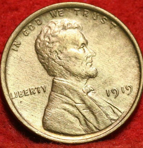 1919-US-Cent-Unc?-To-Value-&-Grade