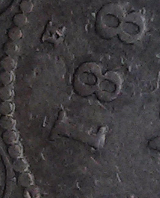 1881-Large-Cent-With-Repunched-1