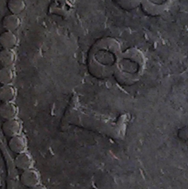1881-Large-Cent-With-Repunched-1
